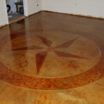 custom-design-star-concrete-scoring-stained-floor custom-design-star-concrete-scoring-stained-floor