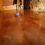 Acid Stained Concrete Floor