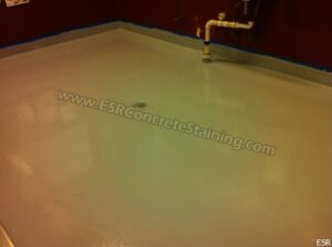 epoxy-floor-dallas-tx3 Serving area epoxy flooring system with polyaspartic topcoat