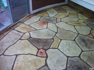 stamped concrete overlay